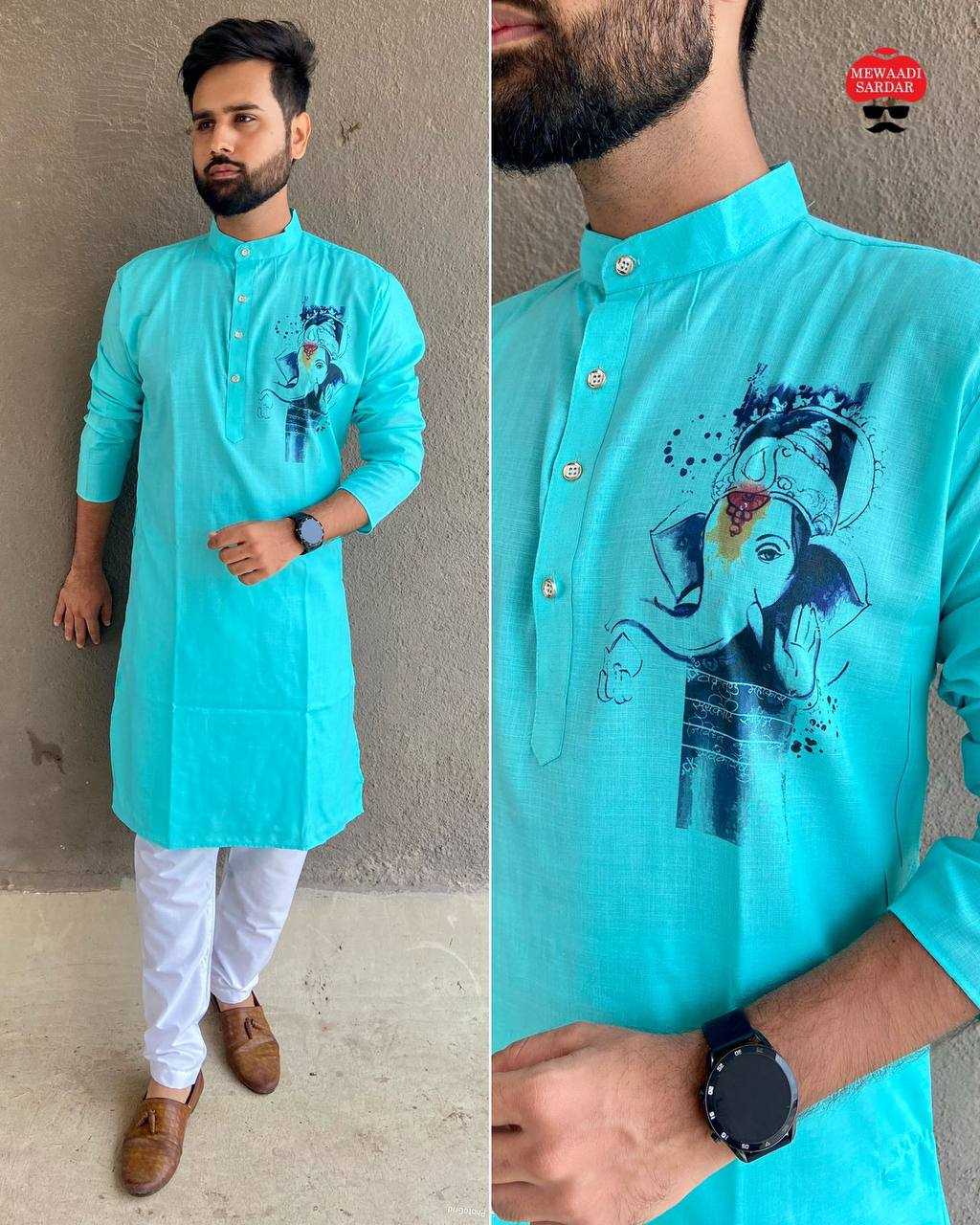 YNF COTTON INL 01 MENS WEAR WHOLESALE MENS KURTAS MANUFACTURER   